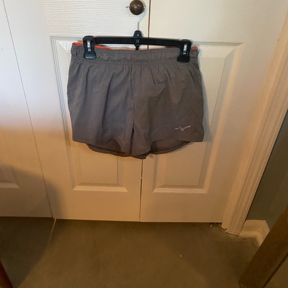 Mizuno Women's Gray Athletic Shorts